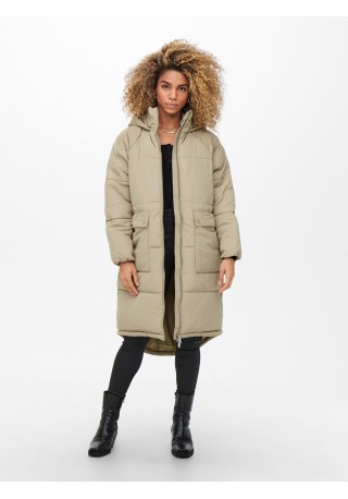 ABRIGO LARGO DE CORTE OVERSIZE