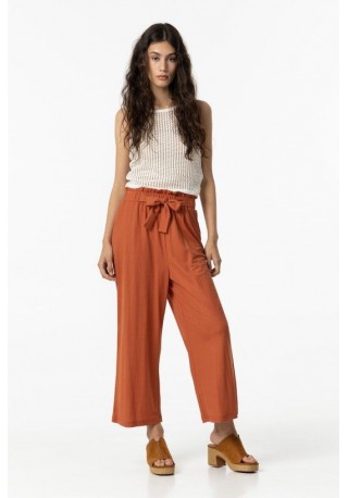 Pantalón Culotte Wide Leg con Cinturón