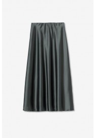 Falda Midi Satinada