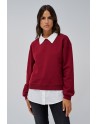 SUDADERA COMBINADA CON CAMISA