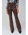 PANTALONES FAITH PUSH IN FLARE EFECTO PIEL