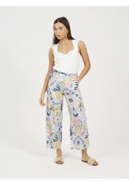 Pantalón largo de mujer estampado.