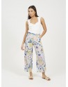 Pantalón largo de mujer estampado.