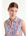 CAMISA ESTAMPADA DE RAYAS NEMO
